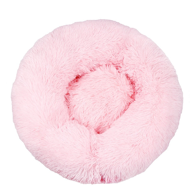 Comfortable Donut Shape Ultra Soft Washable Cushioned Bed