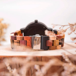 BOBO BIRD Wood Quartz Wristwatch