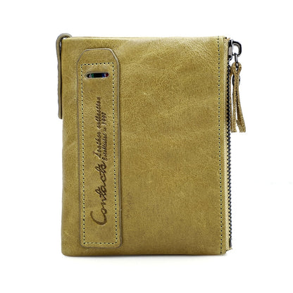 Genuine Crazy Horse Cowhide Leather Wallet