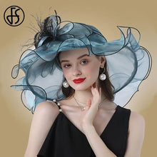 Kentucky Derby Ladies Tea Party Wide Brim Hat
