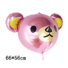 Love Heart Bear Foil Balloons