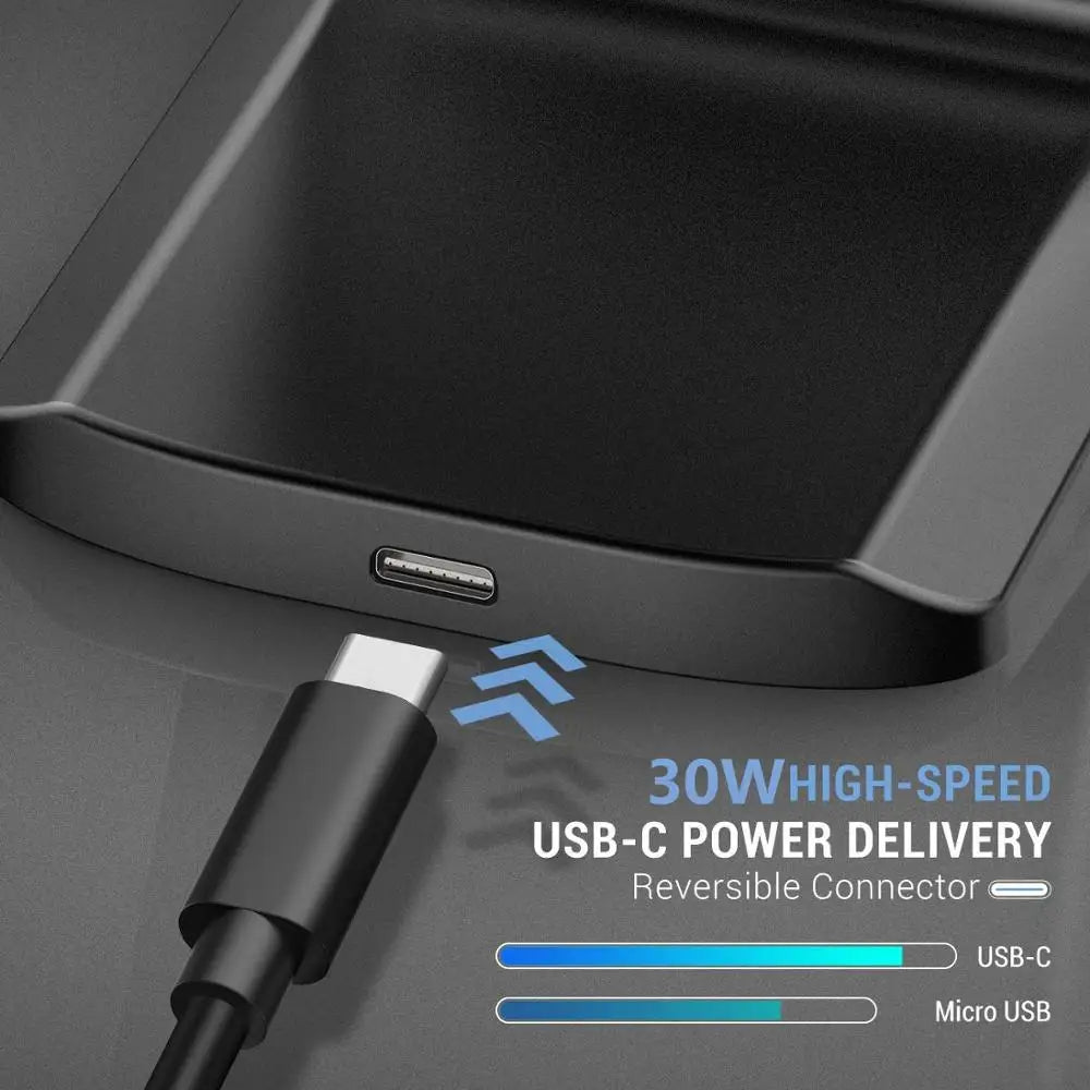 30W Wireless Charger Stand Dock Station
