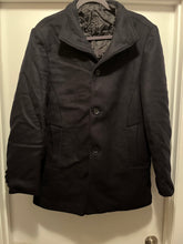 Navy Blue 3-Button Pea Coat