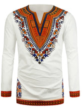 Colorful Print National Style  Dashiki