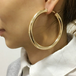 Exaggerated Metal Choker Necklace and Bracelet