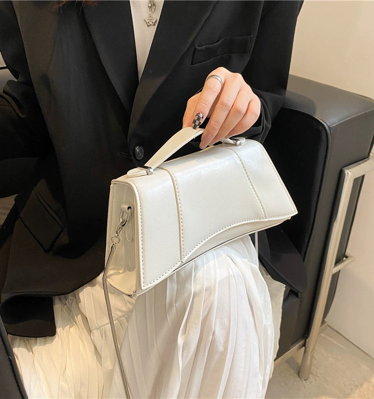 Crocodile Pattern Hourglass Bag