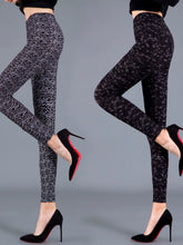Black and White Rhombus Print Leggings