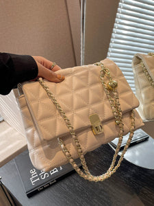 All-Match Diamond Pattern Shoulder Chain Bag