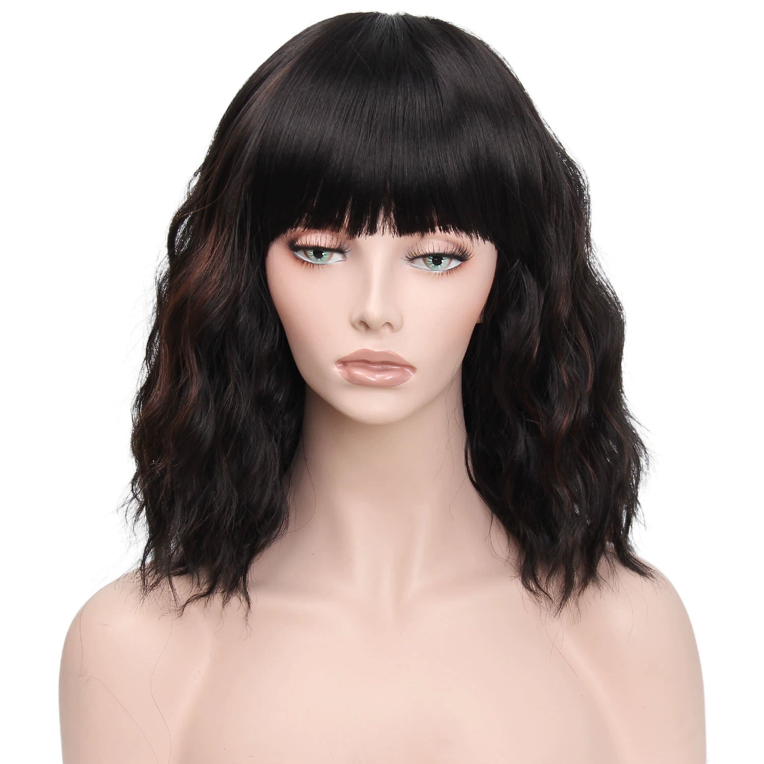 Colorful Short Straight Hair Wig