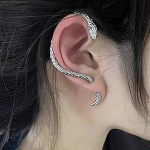 Cool Spirit Snake Dark Ins Concave Shape Ear Hanging