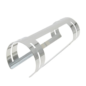 Exaggerated Metal Choker Necklace and Bracelet