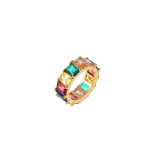 Trendy Round Cuban Ring