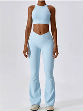 High Waist Bell-Bottom Quick-Drying Athletic Pants