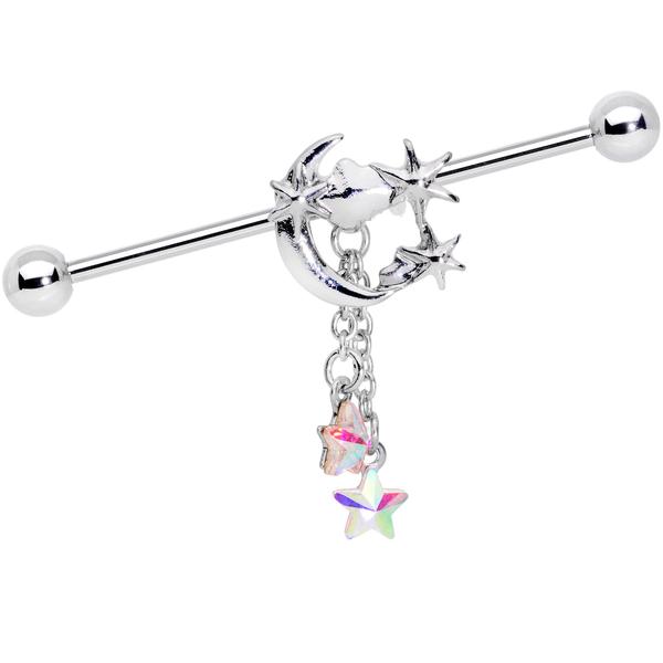 Moon XINGX Titanium Steel Personality Anti-Allergy Auricular Needle