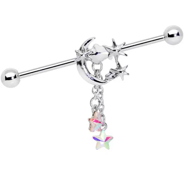 Moon XINGX Titanium Steel Personality Anti-Allergy Auricular Needle