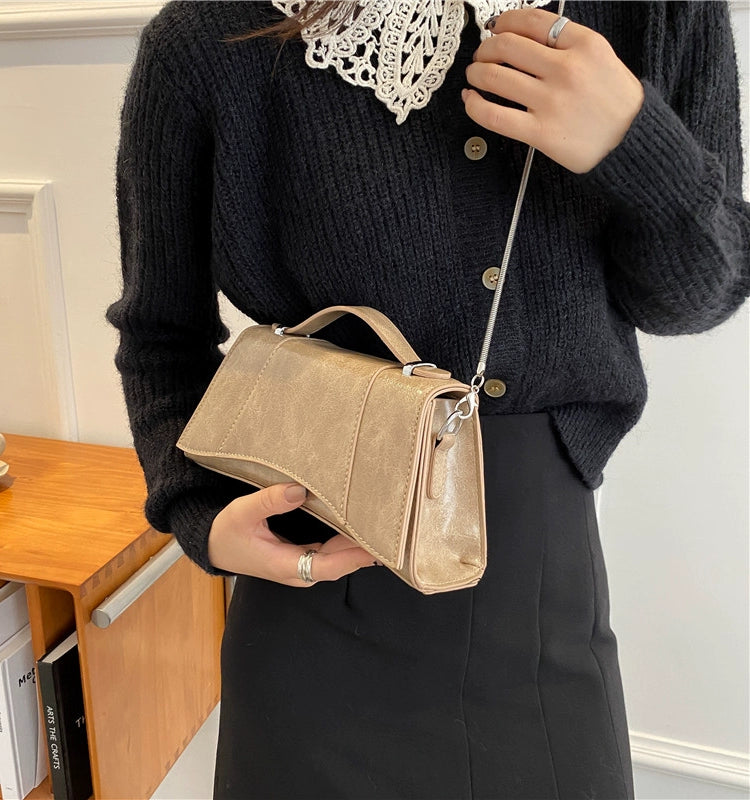 Crocodile Pattern Hourglass Bag