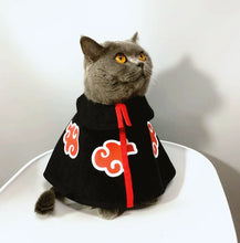 Naruto Organization Cat Red Cloud Cloak