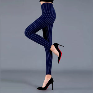 Black and White Rhombus Print Leggings
