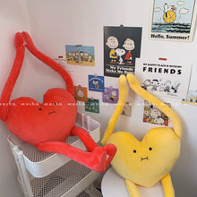 Cute Funny Long Leg Heart Pillow