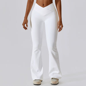 High Waist Bell-Bottom Quick-Drying Athletic Pants