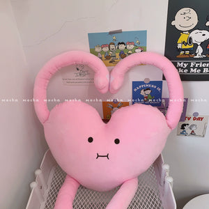 Cute Funny Long Leg Heart Pillow