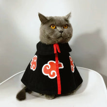 Naruto Organization Cat Red Cloud Cloak