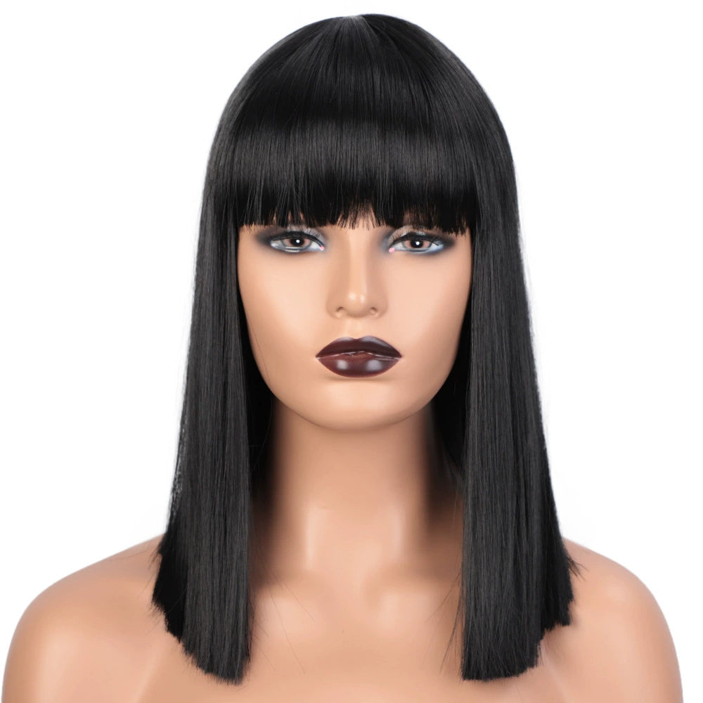 Colorful Short Straight Hair Wig