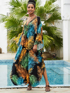 Photography Print Beach Blouse Beach Cover-up