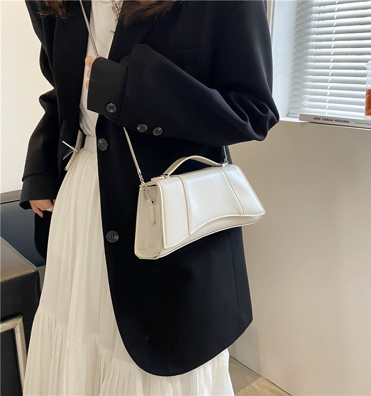 Crocodile Pattern Hourglass Bag