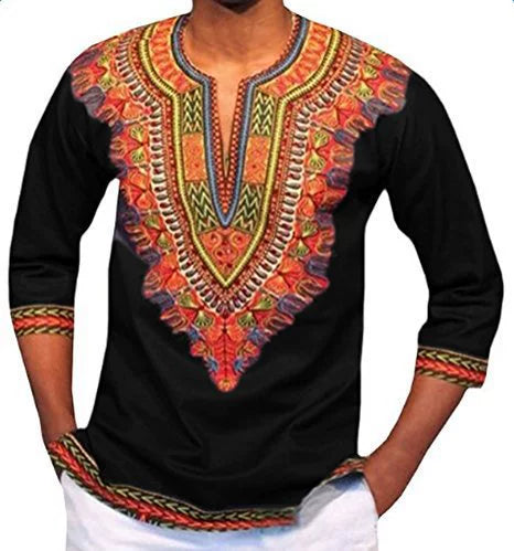 Colorful Print National Style  Dashiki