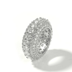 Trendy Round Cuban Ring