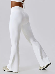 High Waist Bell-Bottom Quick-Drying Athletic Pants