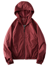 Soft Shell Waterproof Windproof Retro Sports Windbreaker