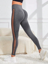 Cutout Hip Raise High Waist Leggings