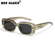 Retro Pentagram Narrow Frame Sunglasses