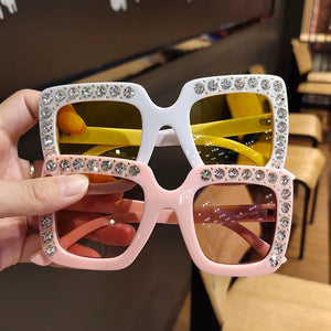 Diamond Catwalk Show Personality Sunglasses