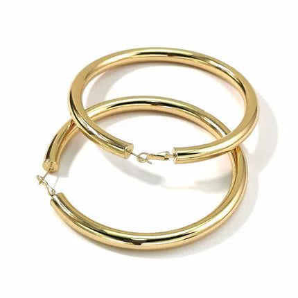 Exaggerated Metal Choker Necklace and Bracelet