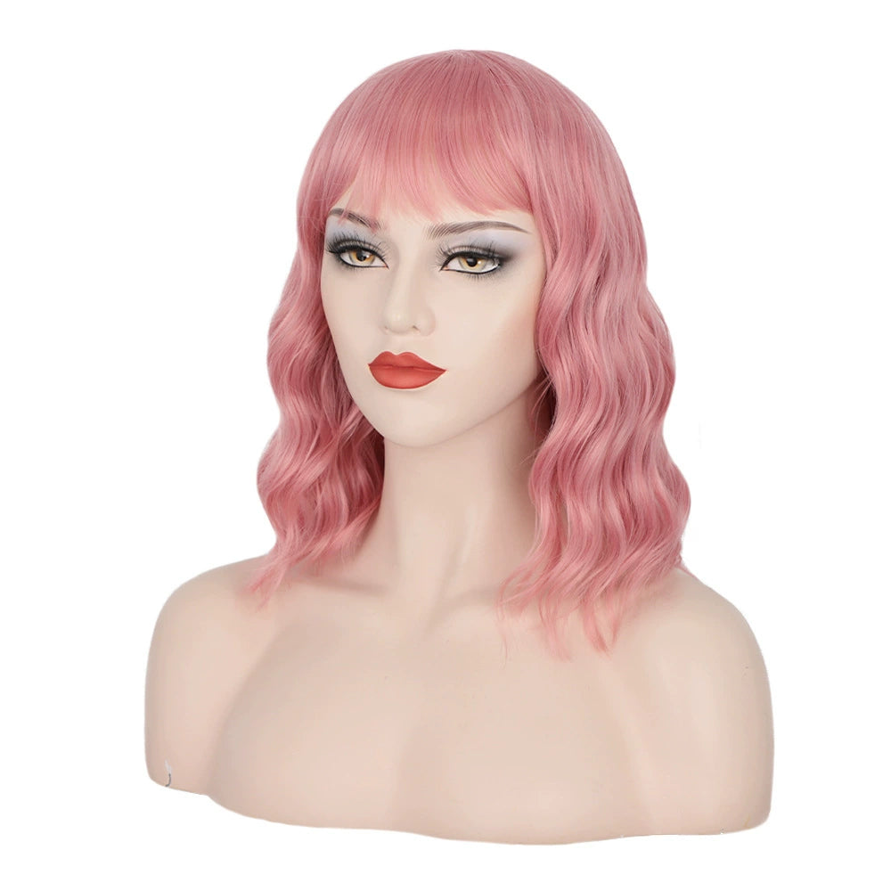 Colorful Short Straight Hair Wig