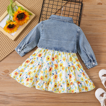 Ins Sunflower Print Sling Dress