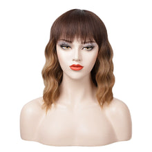 Colorful Short Straight Hair Wig