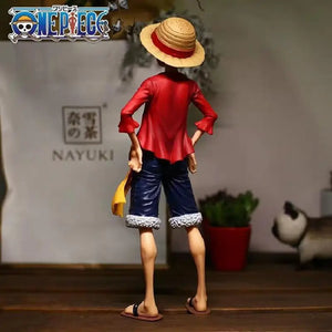 28cm Confident Smiley Luffy Three Form Face Changing Doll Action Figurine