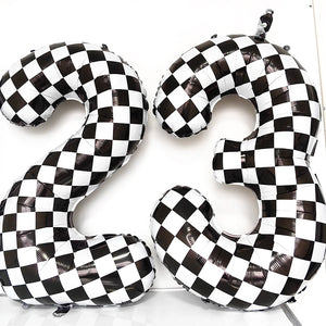 40'' Number Racetrack Balloons