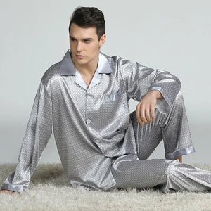 Satin  Cozy Soft Long Sleeve Pajama Set