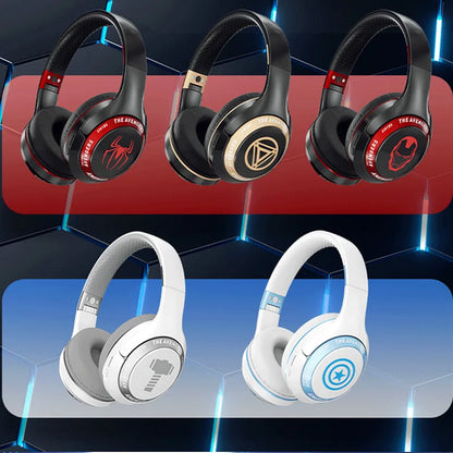 Super Hero Design Bluetooth Foldable Wireless Headphones Noise Cancellation