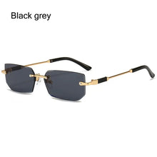 UV400 Rimless Rectangle Sunglasses