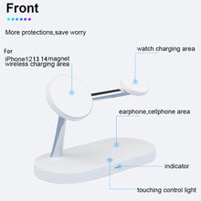 3 in 1 Wireless Charger Stand For iPhone & Apple Watch & Airpods