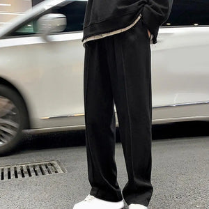 Drawstring Casual Wide-leg Joggers