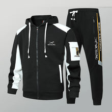 Zippered Hooded Jacket and Pants Set