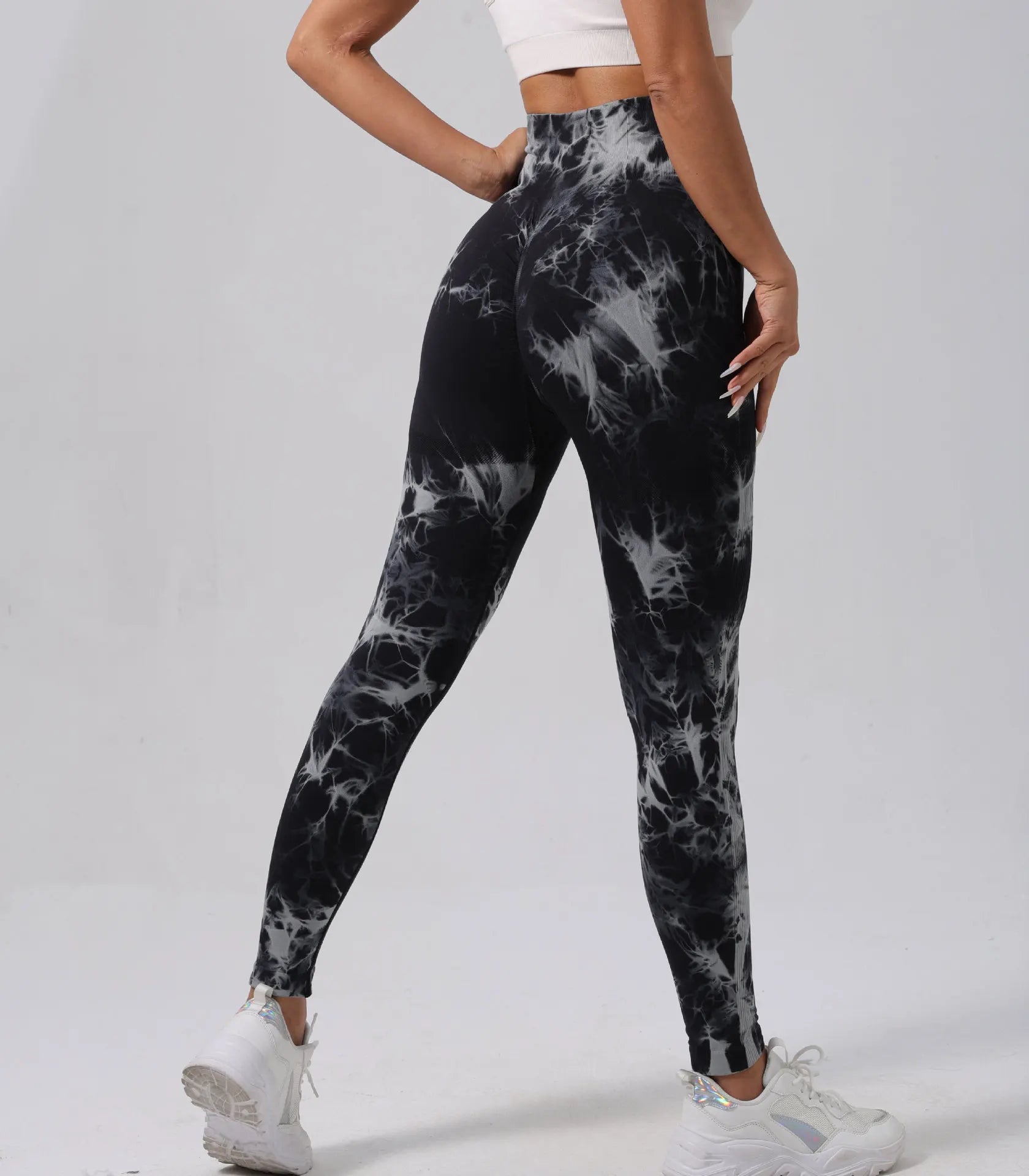 Seamless Tie Dye High Waist Leggings