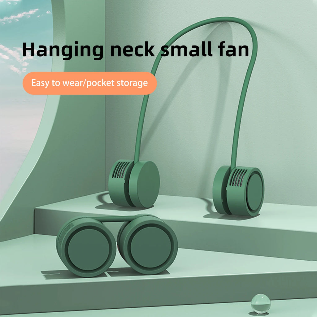 Long Life Mini Neck Portable No Blade 3 Speed Neck Sport Fan